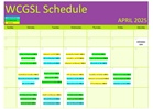 2025 Spring Game Day Schedule - APRIL